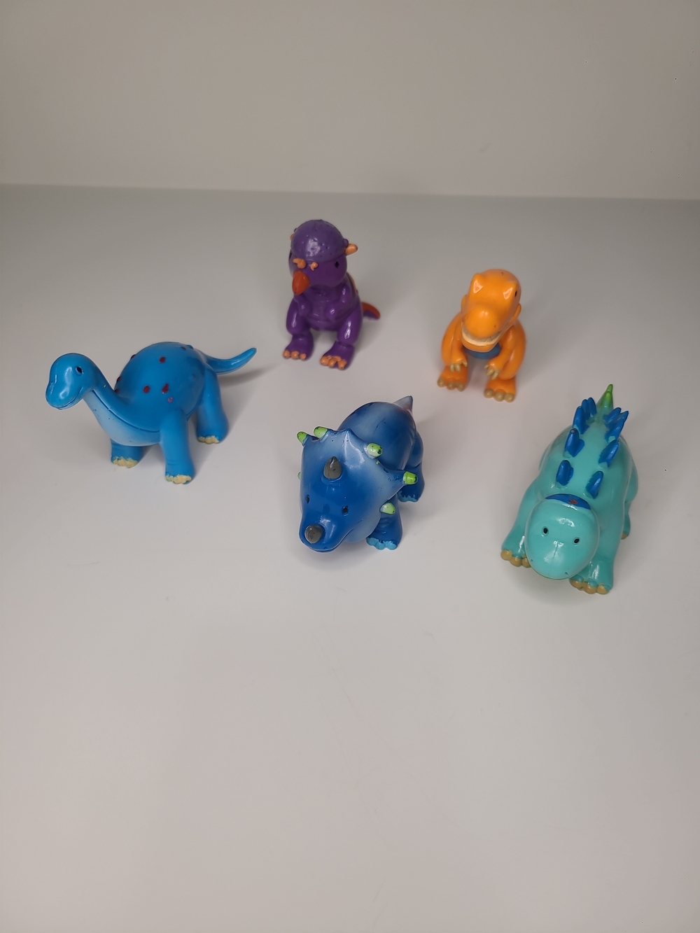 Happy Line Dinosaur Figures Lot of 5